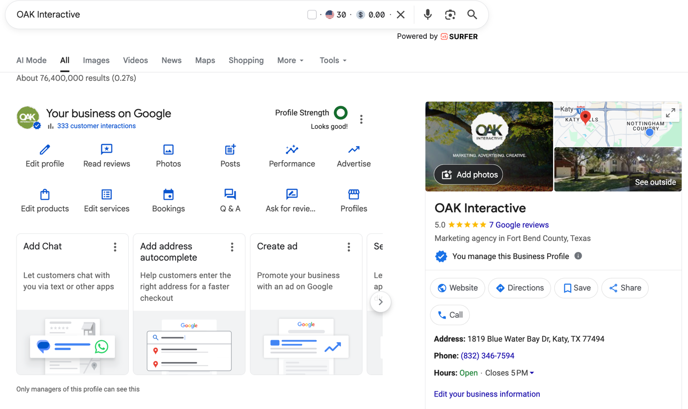 A vibrant, high-quality image of OAK’s business